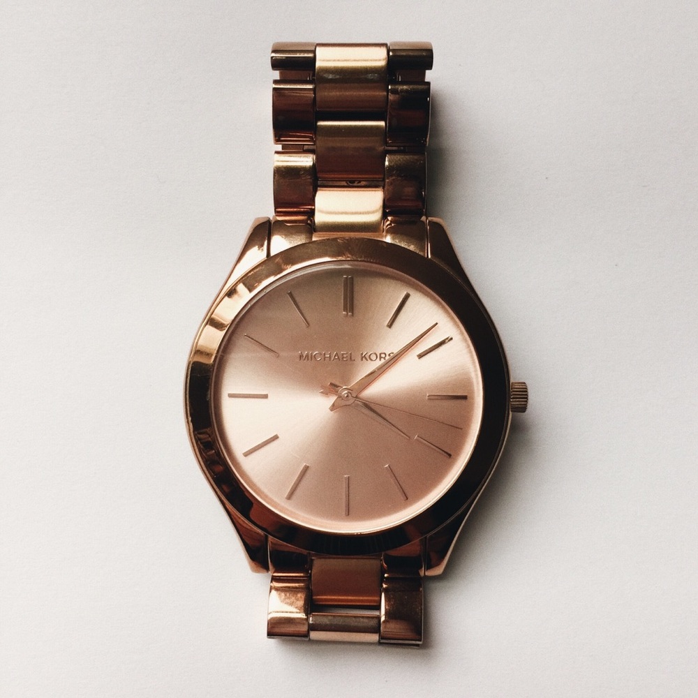 Michael Kors ‘Slim Runway’ rose gold watch